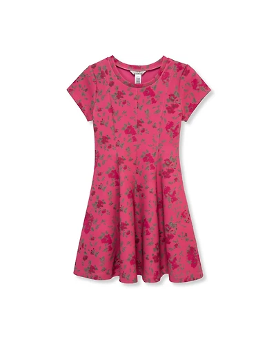 H by Habitual Big Girls Floral Scuba Knit Dress