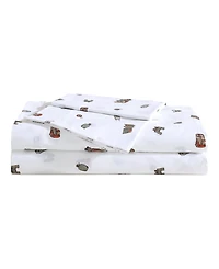 Eddie Bauer Printed 100% Cotton Percale 3-Pc. Sheet Set, Twin