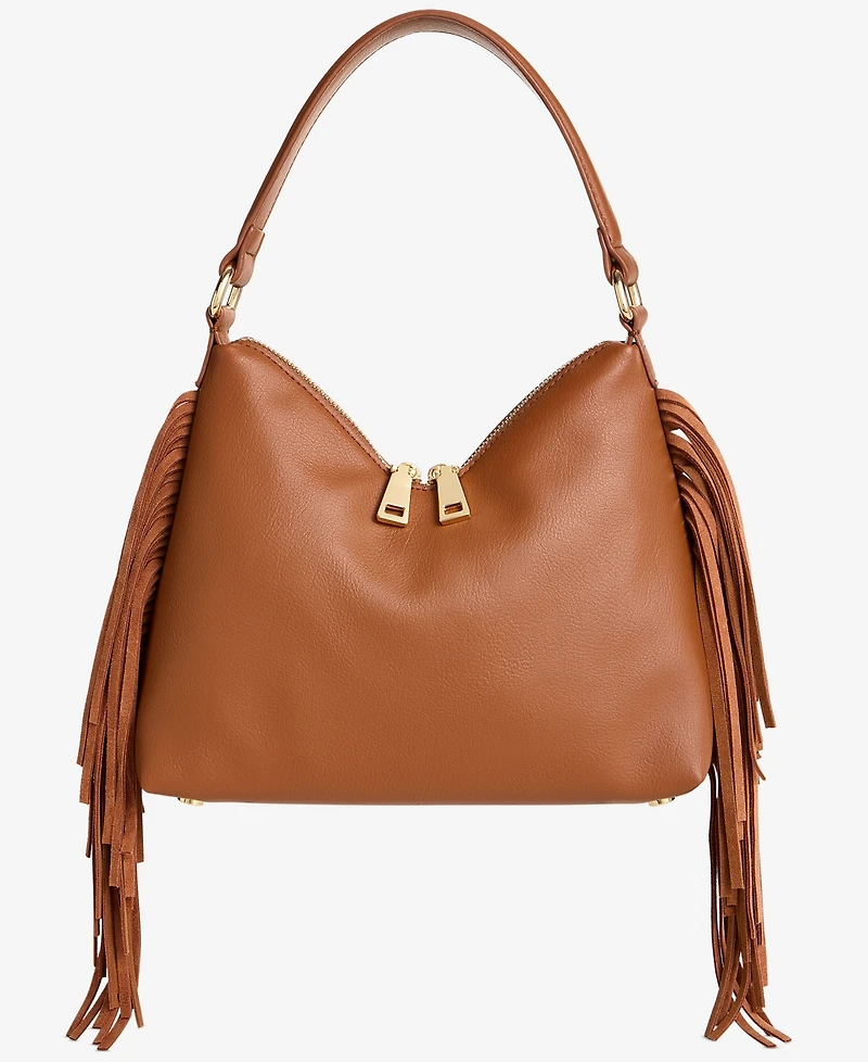 I.n.c. International Concepts Tayviss Fringe Shoulder Bag, Exclusively at Macy's