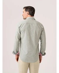 Koy Clothing Men's Cotton Linen Long Sleeve Shirt