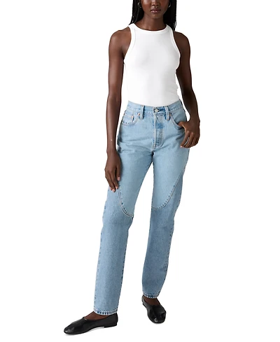 Levi's Women's Cotton 501 Original Chaps Jeans