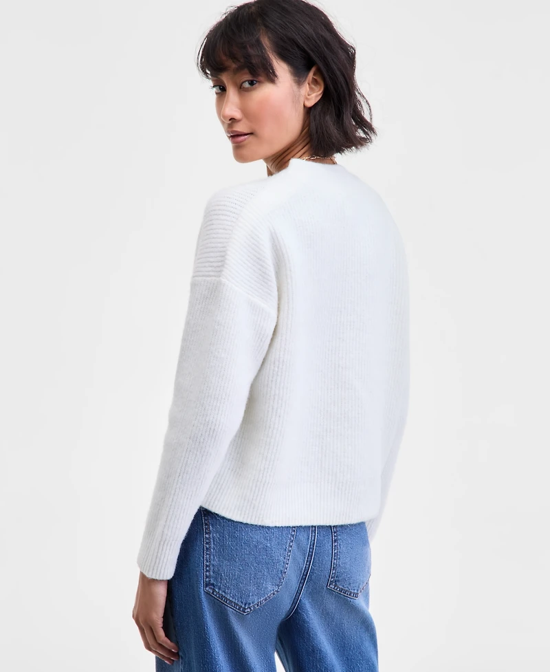On 34th Women's Three-Button Shaker Cardigan, Created for Macy's