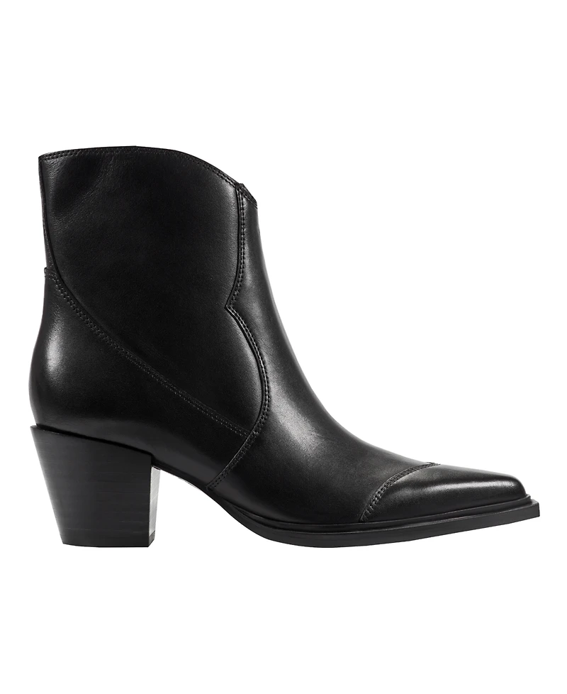 Marc Fisher Ltd Women's Giulie Western Block Heel Booties