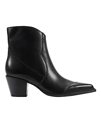 Marc Fisher Ltd Women's Giulie Western Block Heel Booties