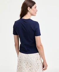 On 34th Women's Meet And Greet Short-Sleeve T-Shirt, Macy's Exclusive