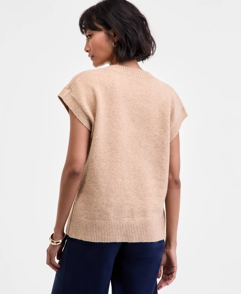 On 34th Women's V-Neck Sweater Vest, Macy's Exclusive