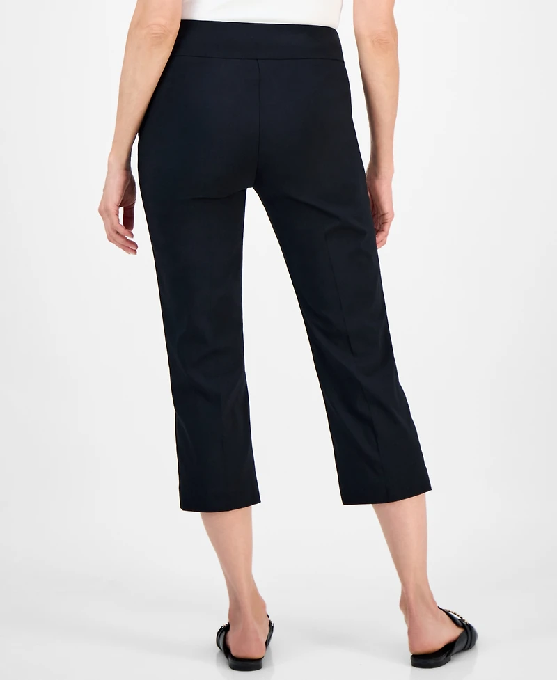 Jm Collection Women's Pull-On Capri Tummy-Control Pants, Exclusively at Macy's