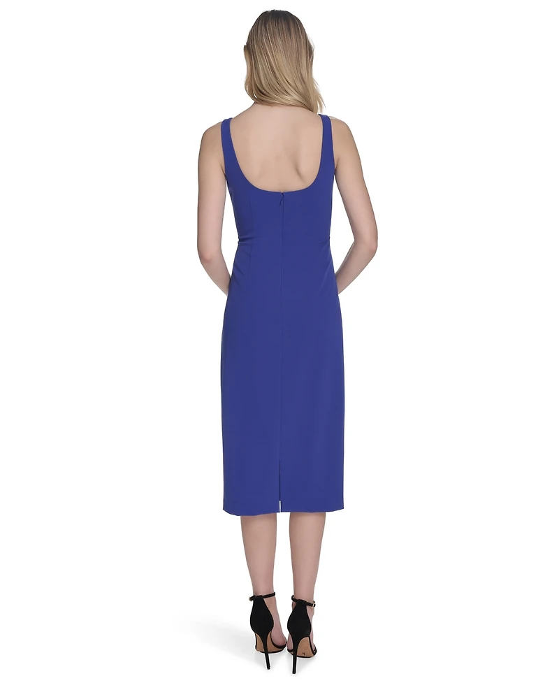 Vince Camuto Women's Square-Neck Midi Bodycon Dress
