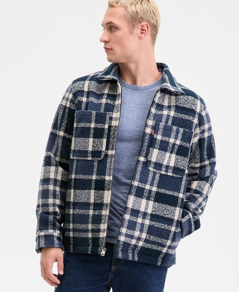 Levi's Men's Plaid Shirt Jacket