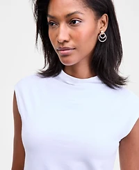 On 34th Women's Funnel Neck Sleeveless T-Shirt, Macy's Exclusive