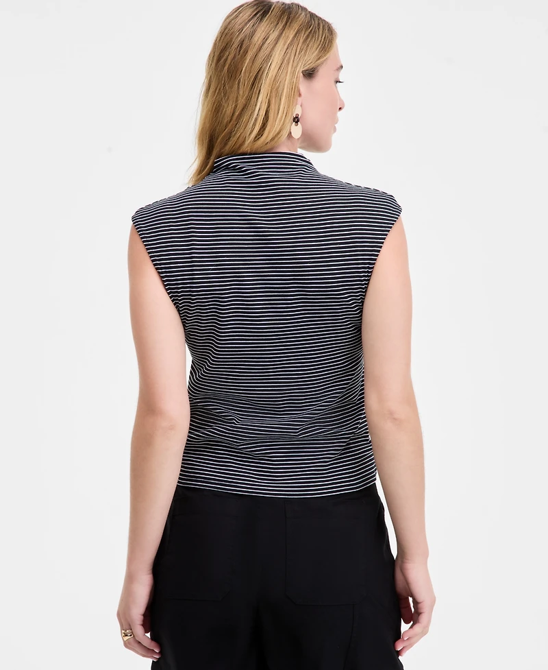 On 34th Women's Funnel Neck Sleeveless T-Shirt, Macy's Exclusive