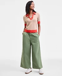 On 34th Women's Colorblocked Polo Short Sleeve Sweater, Macy's Exclusive