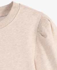 On 34th Women's Puff-Sleeve French Terry Sweatshirt, Macy's Exclusive