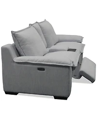 Borsi 3-Pc. Sofa Sectional with 2 Power Recliners & 1 Console, Exclusive at Macy's