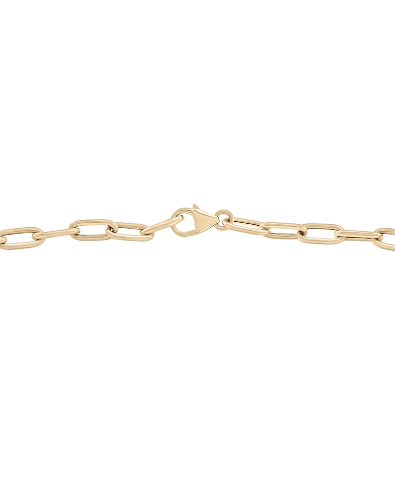 Wrapped in Love Diamond Pave Paperclip 17" Pendant Necklace (1 ct. t.w.) in 14k Gold, Exclusively at Macy's