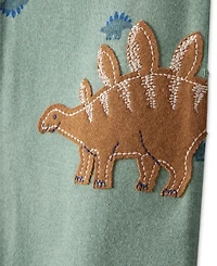 Carter's Baby Boys Dinosaur-Print Cotton Long-Sleeve 2-Way-Zip 1-Piece Footed Pajamas
