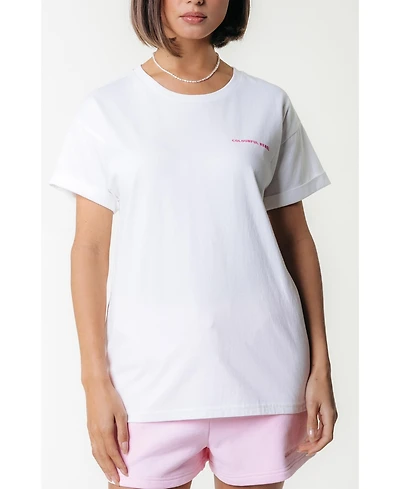 Colourful Rebel Women's Flower Square Boxy Tee
