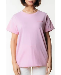 Colourful Rebel Women's Flower Square Boxy Tee