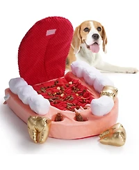Nocciola Interactive Teeth Dog Toys – Enrichment Puzzle Funny Dog Toys for Small to Large Dogs, Non-Slip Hide and Seek Dog Toys to Keep Dogs Bu