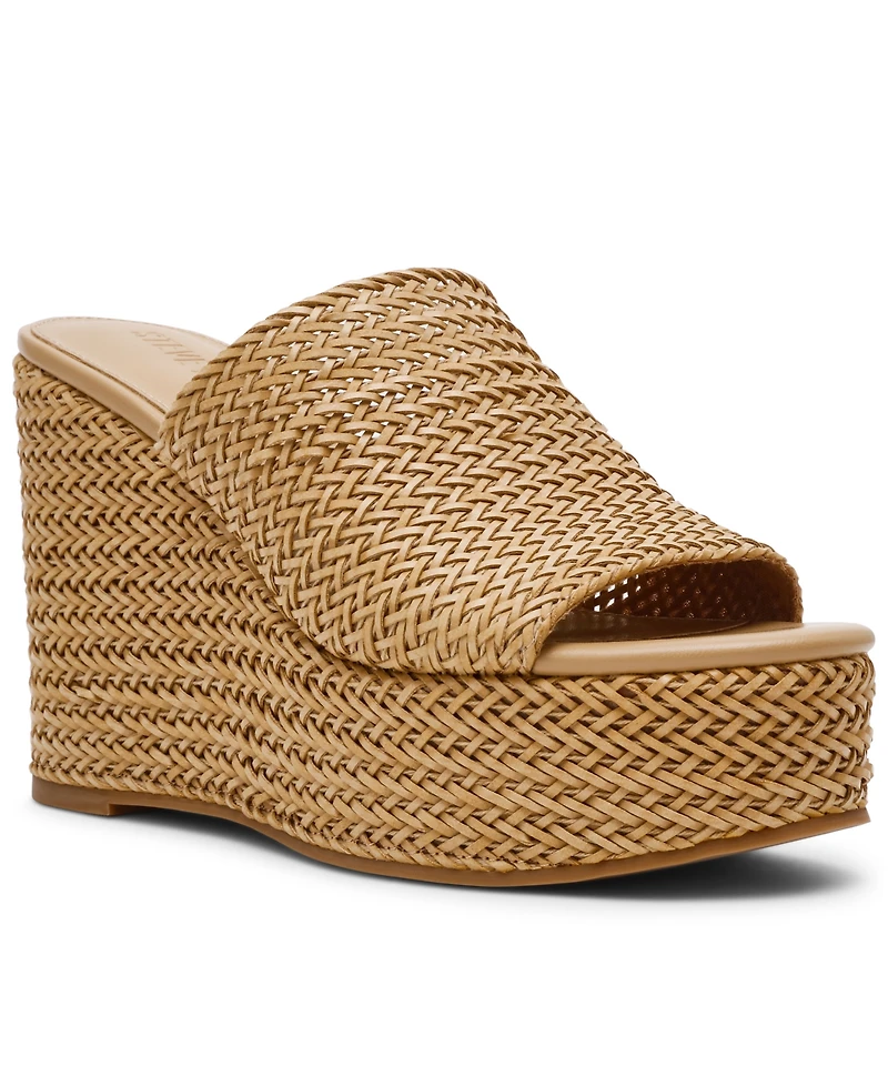 Steve Madden Women's Cassi Platform Wedge Slides