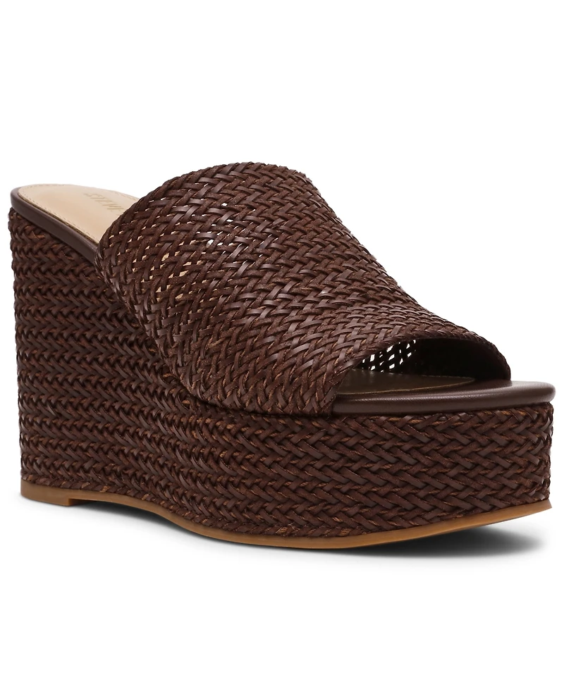 Steve Madden Women's Cassi Platform Wedge Slides