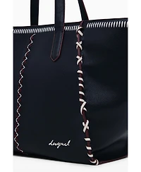 Desigual Women's Large shopper bag with stitching