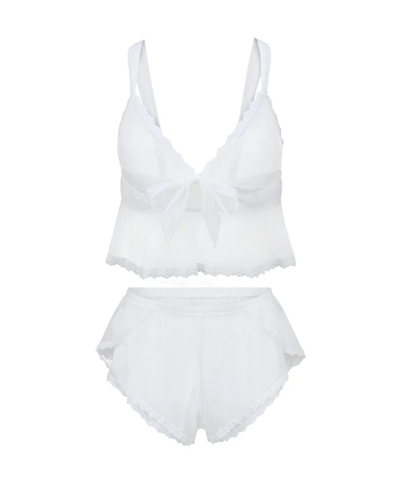 Adore Me Plus Size Betty Cami & Shorts Set Lingerie