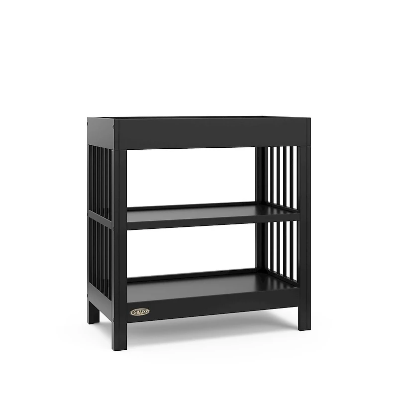 Graco Teddi Changing Table with Water-Resistant Changing Pad - Black