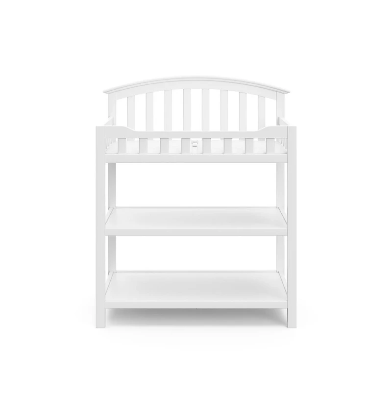 Graco Changing Table with Water-Resistant Changing Pad (White)