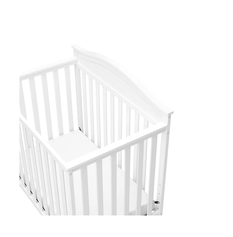 Graco Stella 4-in-1 Convertible Mini Crib with Bonus Mattress