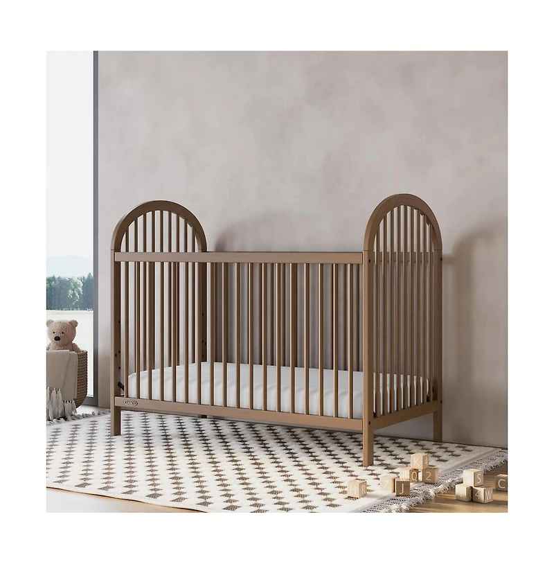 Graco Olivia 3-in-1 Convertible Crib (Hazelnut) – Greenguard Gold Certified