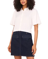 Vince Camuto Women's Flutter-Sleeve Blouse