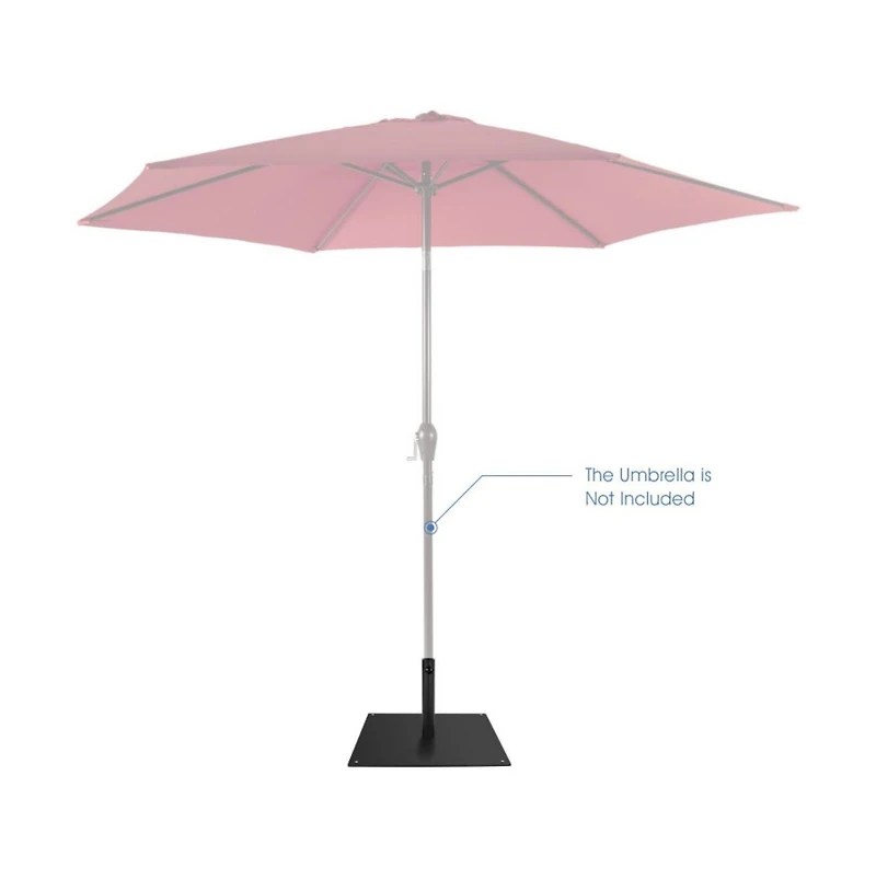 20 Inches Patio Umbrella Base with 4 Adjustable Footpads