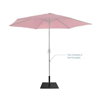 20 Inches Patio Umbrella Base with 4 Adjustable Footpads