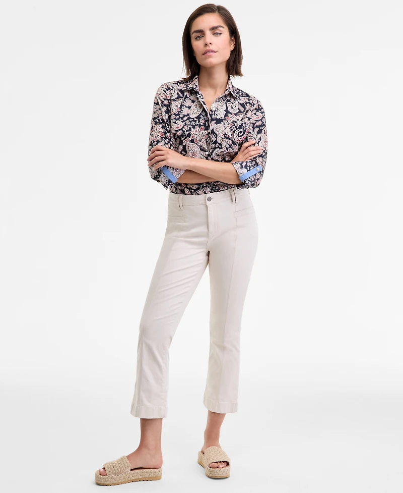 Nautica Jeans Women's Stretch Twill Demi Bootcut Pant
