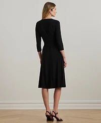 Lauren Ralph Surplice Jersey Dress