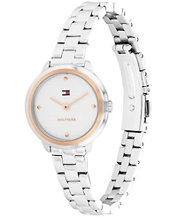 Tommy Hilfiger Women's Quartz Silver Tone Stainless Steel Bracelet Watch, 26mm