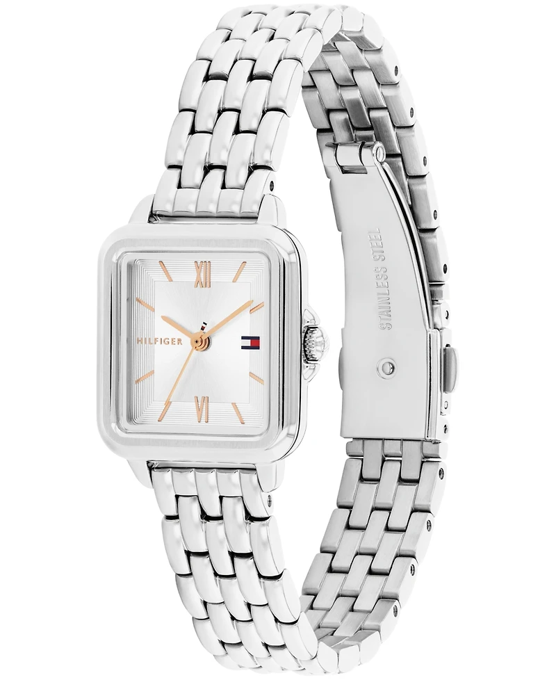 Tommy Hilfiger Women's Quartz Silver Tone Stainless Steel Bracelet Watch, 22.5mm