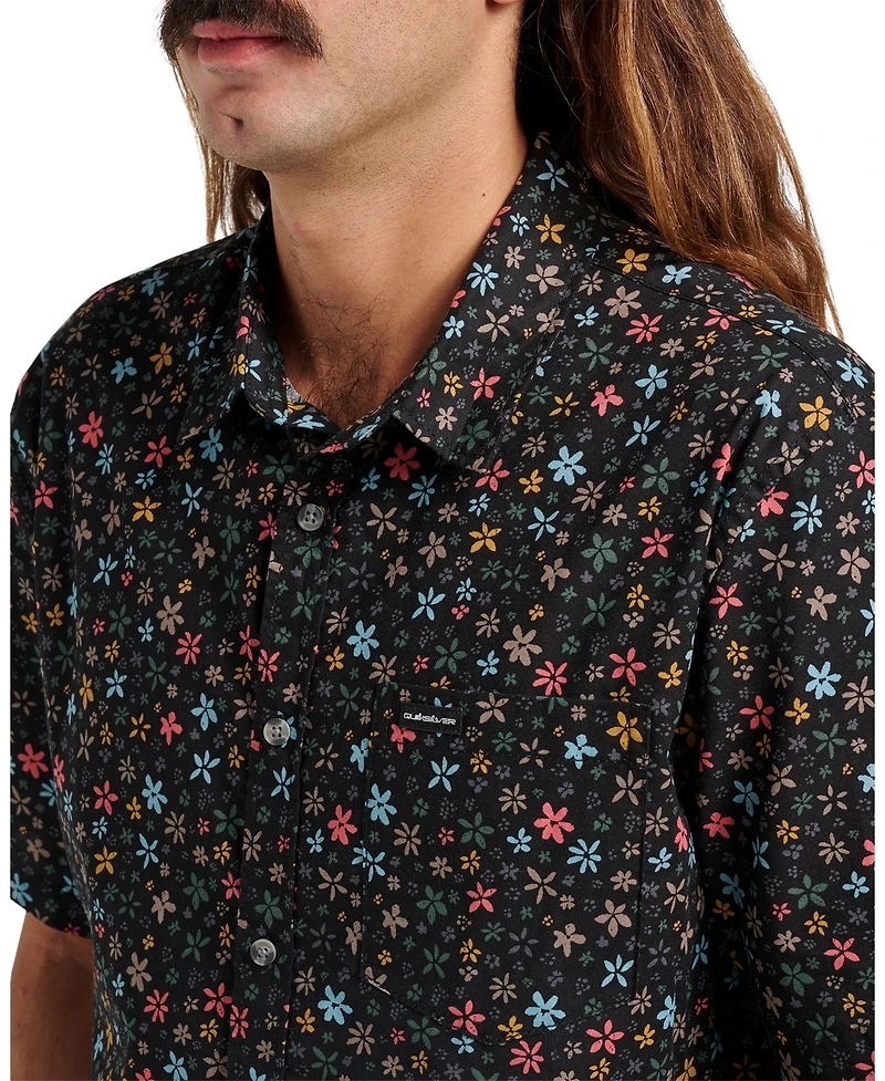 Quiksilver Men's Ditsy Mini Classic Short Sleeve Shirt