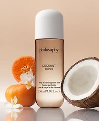 philosophy Coconut Rush Body & Hair Fragrance Mist, 7.9 oz.