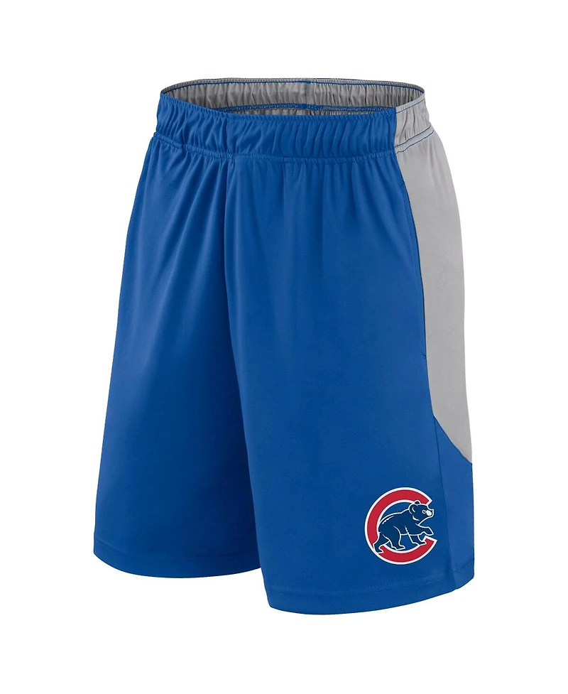 Fanatics Men's Royal/Gray Chicago Cubs Go Hard Shorts