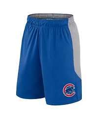 Fanatics Men's Royal/Gray Chicago Cubs Go Hard Shorts