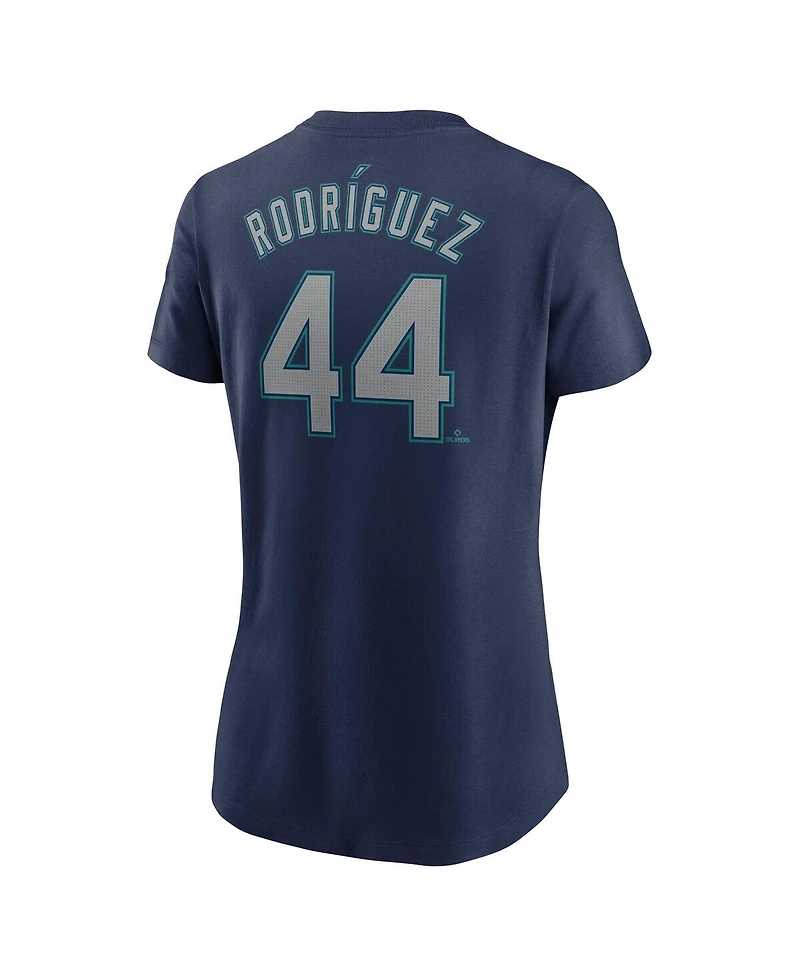 Nike Women's Julio Rodriguez Navy Seattle Mariners Fuse Name Number T-Shirt