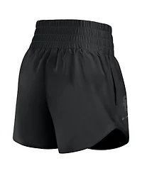 Nike Women's Black Usc Trojans Performance One High-Rise Shorts
