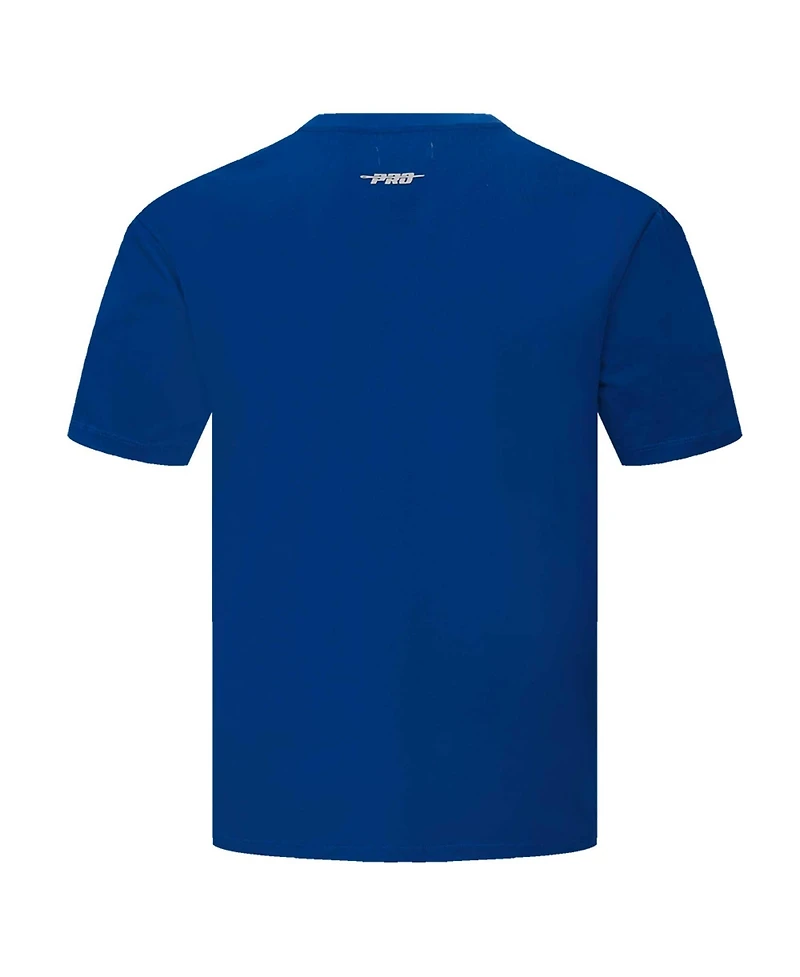 Pro Standard Men's Royal Los Angeles Dodgers Turn It Up Dropped Shoulder T-Shirt