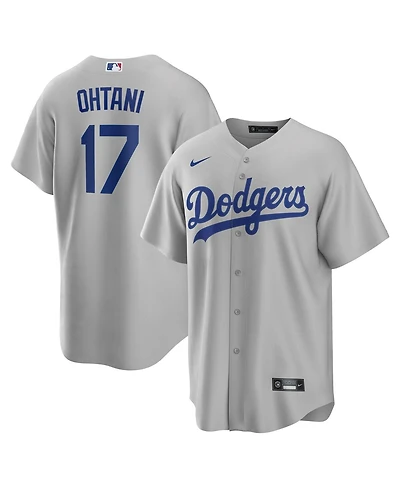 Nike Men's Shohei Ohtani Gray Los Angeles Dodgers Alternate Road Replica Jersey