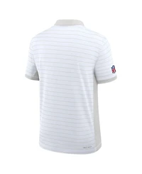 Nike Men's White Kansas City Chiefs Sideline Victory Stripe Performance Polo Shirt