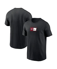 Nike Men's Black Georgia Bulldogs Campus Logo Swoosh T-Shirt