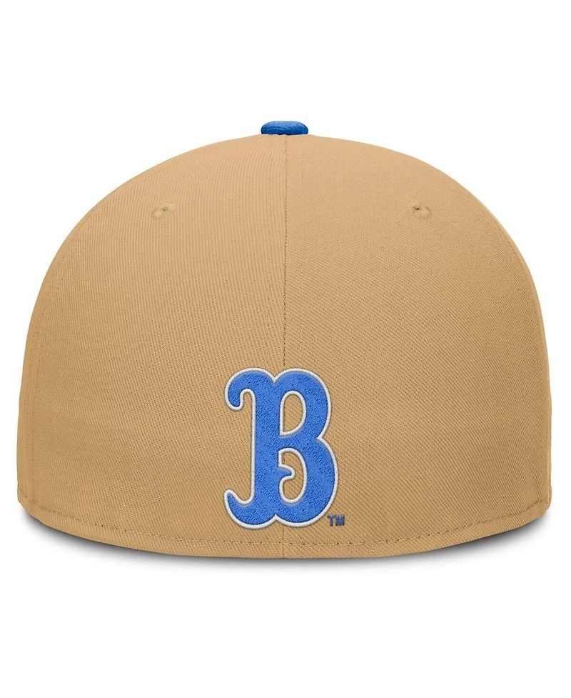 Jordan Men's Khaki Ucla Bruins True Primetime Performance Fitted Hat