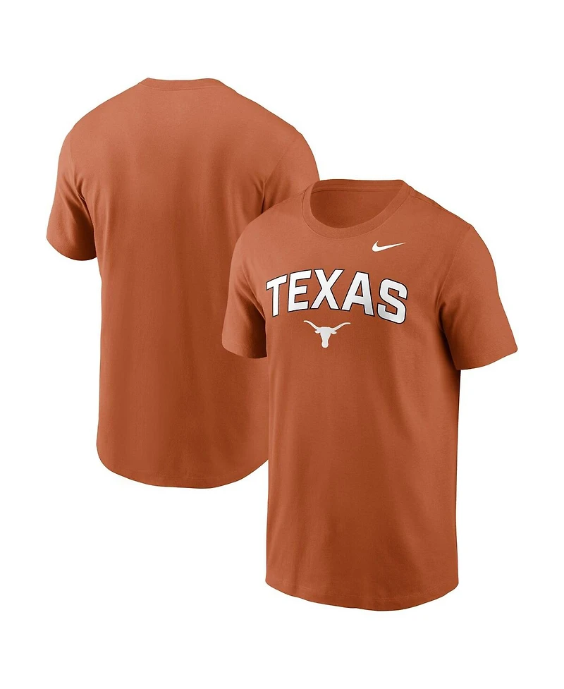 Nike Men's Texas Orange Longhorns Primetime Arch Stack T-Shirt
